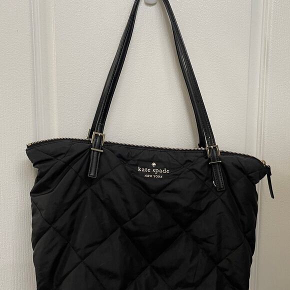 Kate Spade Watson Lane black quilted Maya tote bag - Picture 4 of 15